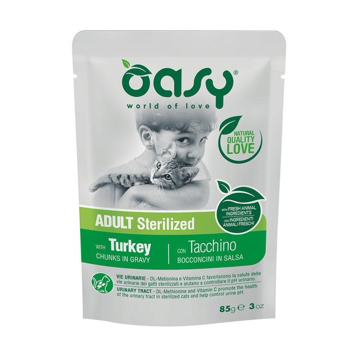 OASY Lifestage Sterilized Indyk 85g