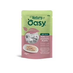 OASY Natury saszetka - Kurczak z szynką 70g