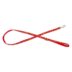 Barry King Smycz czerwona wzór etniczny taśma polipropylenowa 25mm/120cm