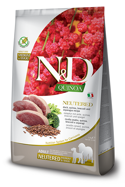 Farmina N&D Quinoa Dog Neutered Adult Medium & Maxi 2,5kg