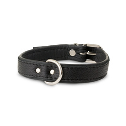 Barry King Obroża Skóra Łoś 20mm/45cm czarny