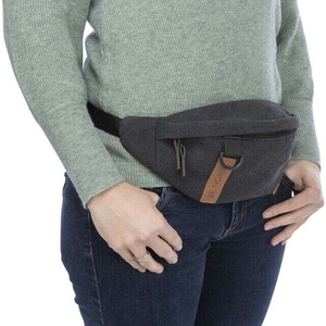 Trixie Torba nerka Be Nordic Sling czarna 24x11x8cm pasek: 50-165cm