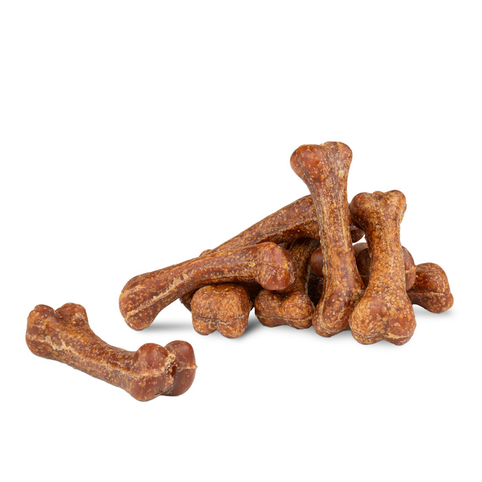 Hau&Miau Pausesnack przysmak dla psa kostki wapienne o smaku wołowiny  500g