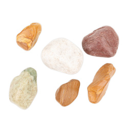 Terra Natura Kamienie polerowane Multicolor Pebble 50-80mm do akwarium terrarium 10kg/opak