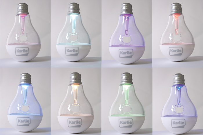 Karlie Zabawka w kształcie żarówki światełko led wbudowana bateria 7x7cm