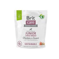 Brit Care Dog Sustainable Junior Large Breed z kurczakiem i owadami 1kg