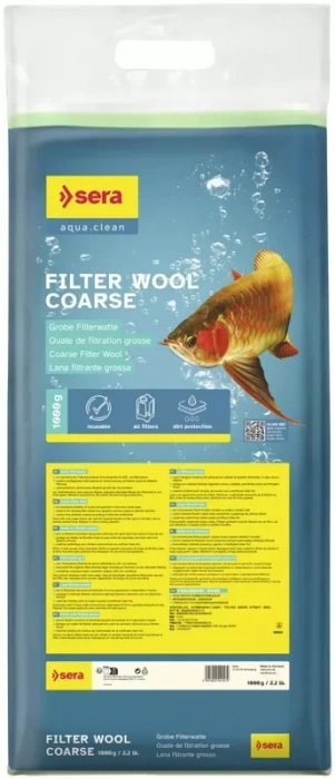 Sera Filter Wool wata filtracyjna drobnoziarnista 1kg