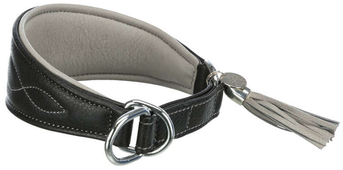 Obroża dla chartów Active Comfort  XS-S 24-31cm 50mm czarna/szara