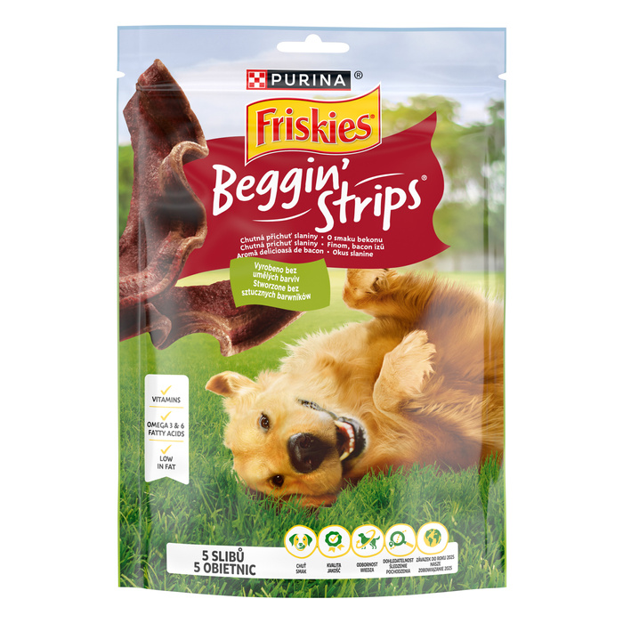 Frieskies Beggin' Strips o smaku bekonu 120G