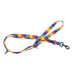 Barry King Smycz regulowana taśma dla psa Tęcza 16mm/220cm