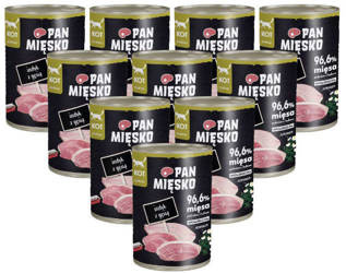 Pan Mięsko Adult z indykiem i gęsią 12x400g