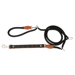 Barry King Smycz regulowana Skóra Łoś Strong Koła 25mm/12/220cm koniak