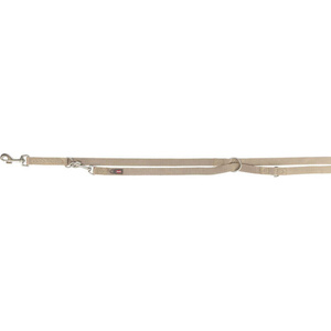 Trixie Smycz regulowana Premium taśma piaskowa L-XL: 2,00m/25mm