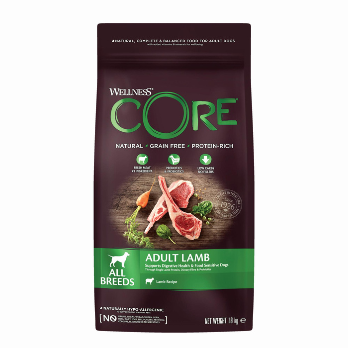 Wellness Core Adult Karma Sucha Jagnięcina 1,8kg