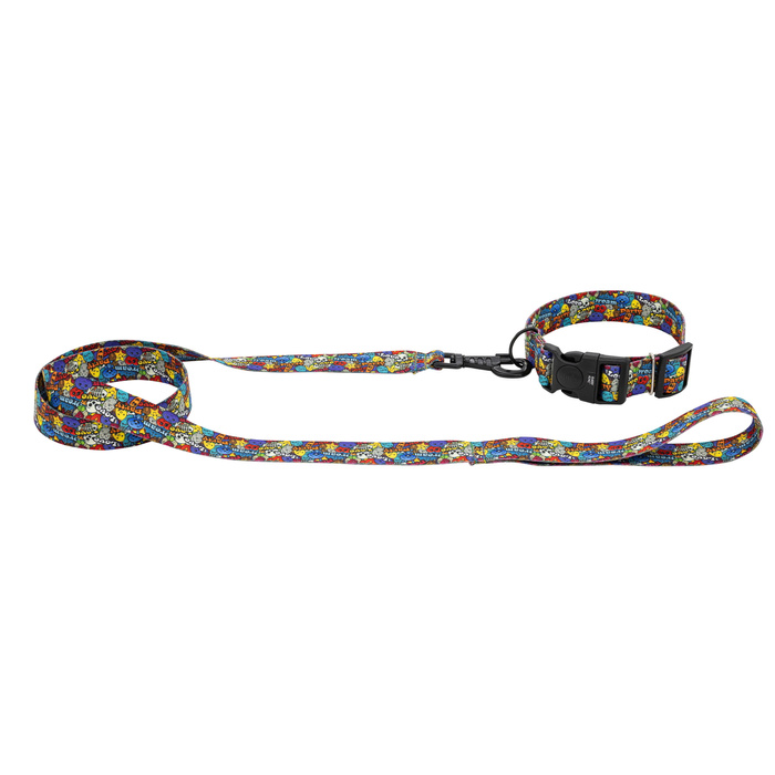 Barry King Obroża taśma dla psa Dream Party 16mm/30-47cm