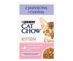 Purina Cat Chow KiTTEN z jagnięciną i cukinią 85g