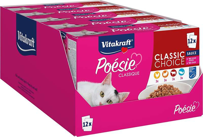 Vitakraft Poesie Classique multipak z rybą 60x85g