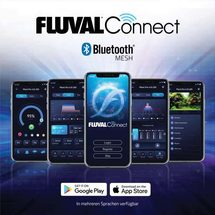 Fluval Plant 4.0 LED Oświetlenie do akwarium 59W 117,5-155,1 cm bluetooth