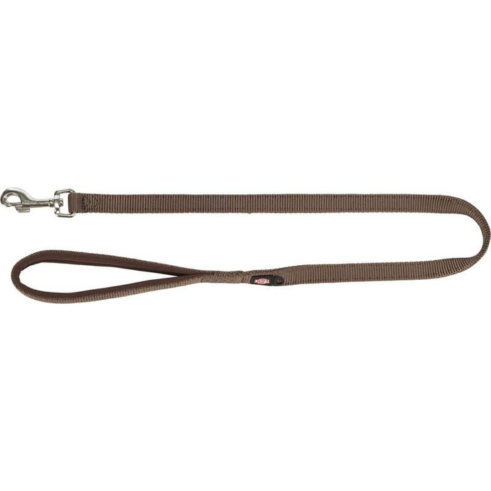 Trixie Smycz Premium M-L: 1m/20mm orzech laskowy Taśma parciana