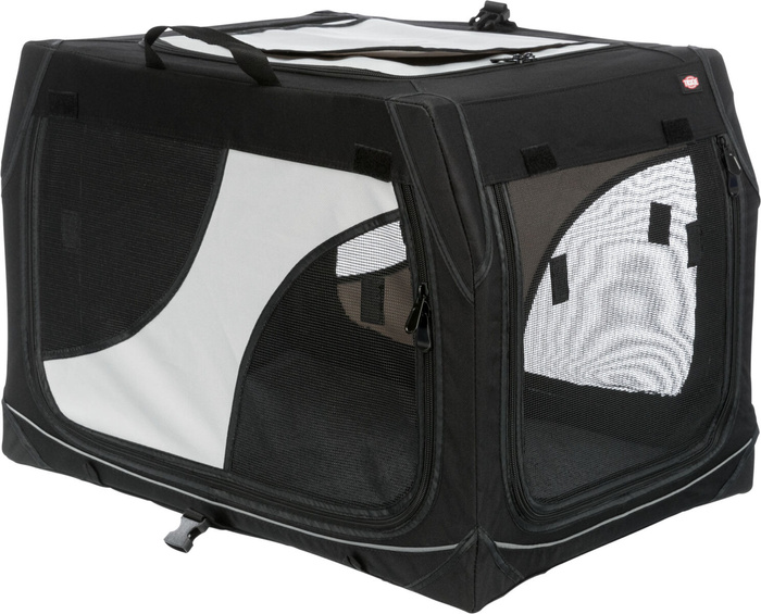 Trixie Box transportowy Vario 20 S: 61x43x46cm nylon czarno-szary