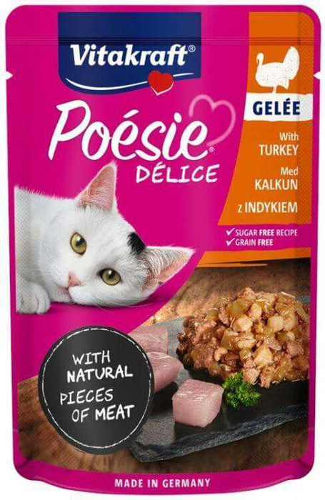 Vitakraft Poesie Deli Gelee Indyk 6x85g