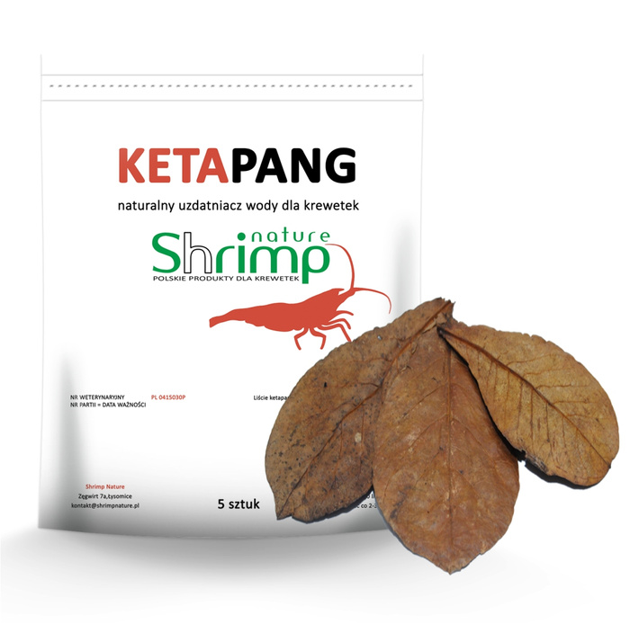Shrimp Nature Liść ketapangu 5szt