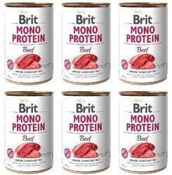 Brit Mono Protein BEEF z wołowiną 6x400g