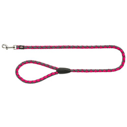 Trixie Smycz Cavo L-XL: 1m/18 mm fuksja-grafit