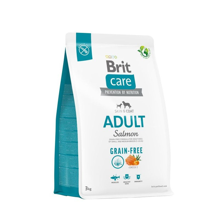 Brit Care Dog Grain-free Adult Small&Medium z łososiem 3kg