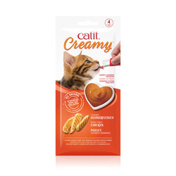 Catit Creamy Chicken mokry przysmak dla kota kurczak 4szt/opak