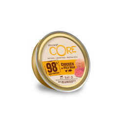 Wellness Core 98% Duo Protein karma mokra dla dorosłych kotów kurczak i dzik 85g szalka