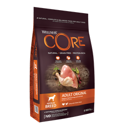 Wellness Core Adult Original karma sucha dla dorosłych psów średnich ras indyk i kurczak 10 kg
