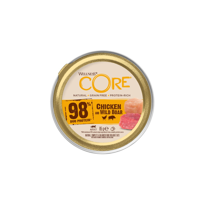 Wellness Core 98% Duo Protein Karma Mokra Kurczak Dzik 85g