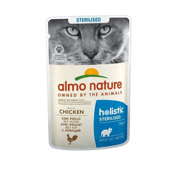 Almo Nature HOLISTIC Sterilised z kurczakiem 70g