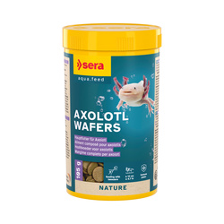 Sera Axolotl Wafers pokarm dla aksolotli powyżej 12cm podstawowy 250ml 105g