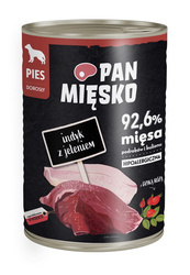 Pan Mięsko Adult indyk z jeleniem 400g