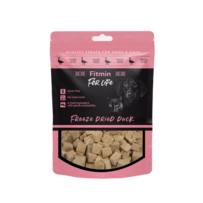 Fitmin For Life liofilizowany przysmak dla kota i psa kaczka 30g
