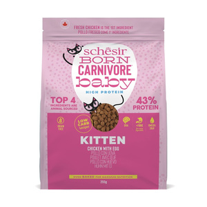 Schesir Born Carnivore Cat Dry Kitten Kurczak Z Jajkiem 255g