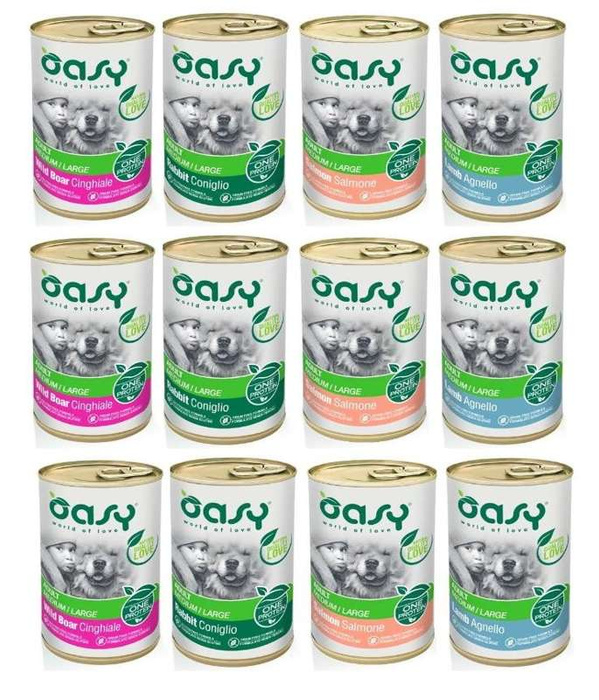 OASY Oneprotein Adult Mix Smaków 12x400g