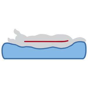 Trixie Samoa Vital materac ciemnoszary 140x90cm składany wodoodporny