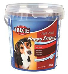 Trixie Softsnack Happy Stripes z wołowiną 500g