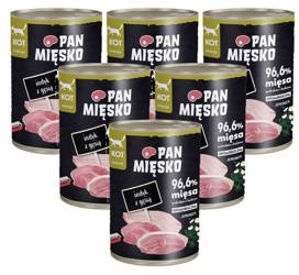 Pan Mięsko Adult z indykiem i gęsią 6x400g