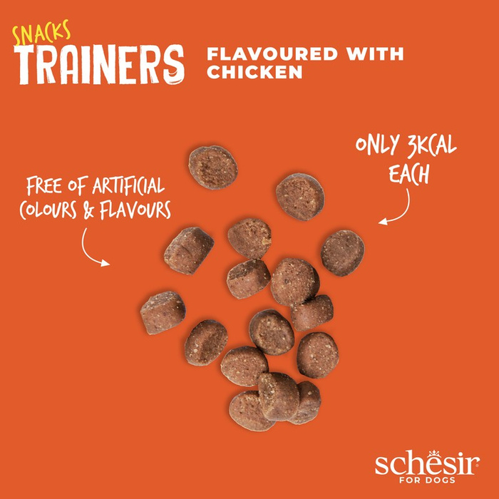 Schesir Dog Snack Training Soft&Chewy Kurczak 113g