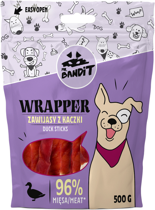 Mr. Bandit Wrapper zawijas z kaczki 500g