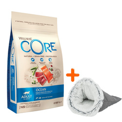 Wellness Core Ocean Salmon d/kota łosoś i tuńczyk 4 kg + gratis szara Norka