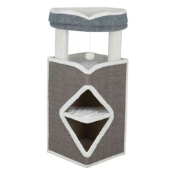 Trixie wieża dla kota Arma szaro-biała 38x38x98 cm