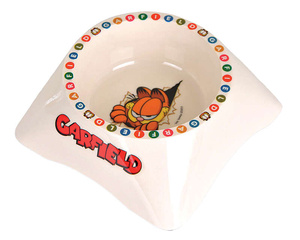 Garfield miska z melaminy dla kota 14,5x14,5cm