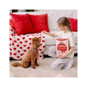 Lolo Pets Ciasteczka dla psa ze żwaczem Walentynkowe 700g