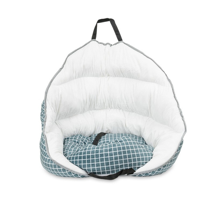 Barry King fotelik samochodowy dla psa ciemny szary 60x50x50 cm