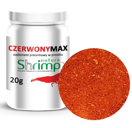 Shrimp Nature Czerwony Max 20g